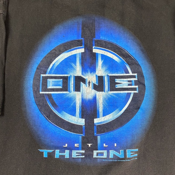 Vintage 2001 Jet Li The One movie promo tee shirt Shirts